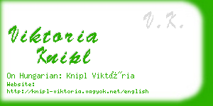 viktoria knipl business card